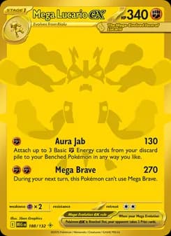 Mega Lucario ex — Mega Evolution — Mega Hyper Rare