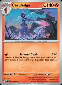 Ceruledge — Phantasmal Flames — Uncommon
