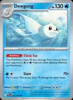 Dewgong — Phantasmal Flames — Common