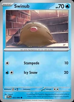 Swinub — Phantasmal Flames — Common