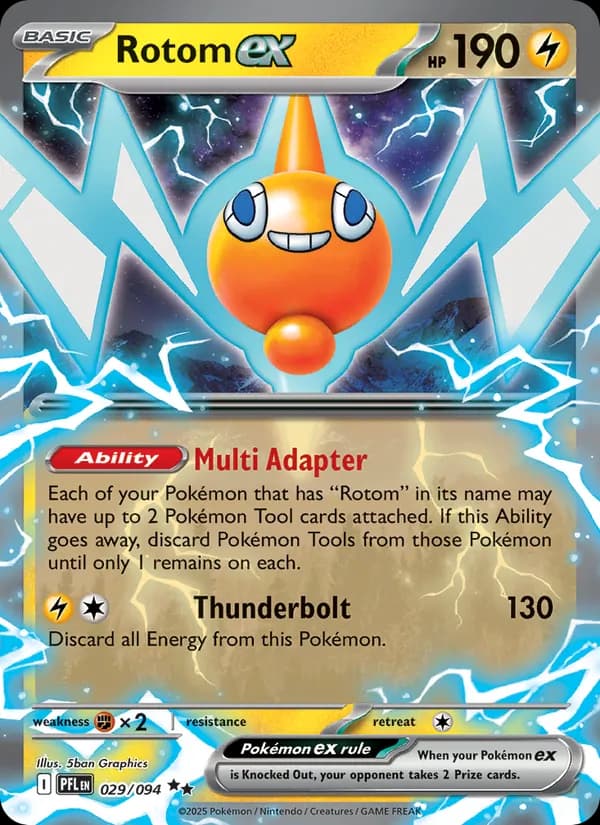 Rotom ex — Phantasmal Flames, Double rare