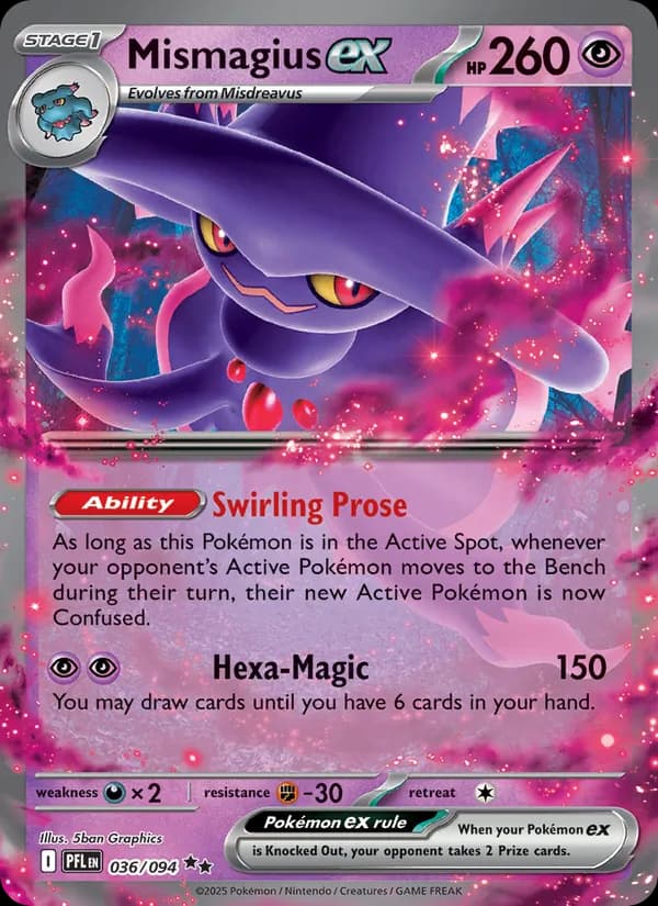 Mismagius ex — Phantasmal Flames, Double rare