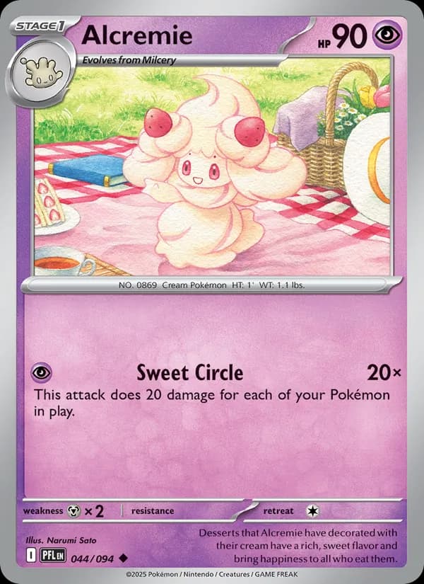 Alcremie — Phantasmal Flames, Uncommon