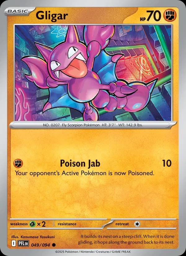 Gligar — Phantasmal Flames, Common