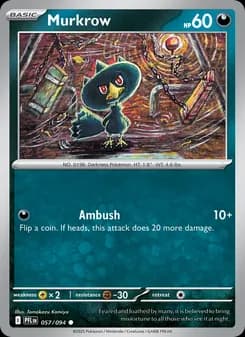 Murkrow — Phantasmal Flames — Common