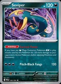 Seviper — Phantasmal Flames — Uncommon