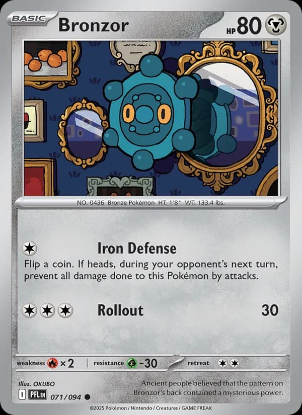 Bronzor — Phantasmal Flames, Common