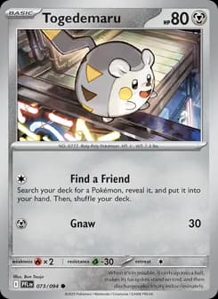 Togedemaru — Phantasmal Flames — Common