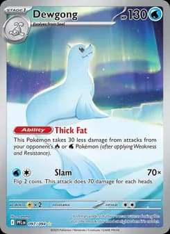 Dewgong — Phantasmal Flames — Illustration rare