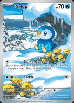 Piplup — Phantasmal Flames — Illustration rare
