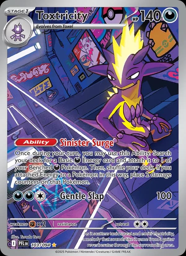 Toxtricity — Phantasmal Flames, Illustration rare
