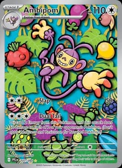 Ambipom — Phantasmal Flames — Illustration rare