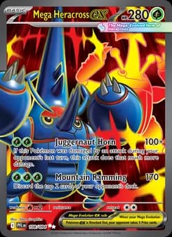 Mega Heracross ex — Phantasmal Flames — Ultra Rare