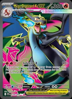 Mega Charizard X ex — Phantasmal Flames — Ultra Rare