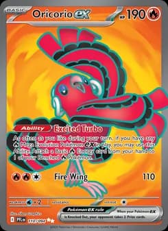 Oricorio ex — Phantasmal Flames — Ultra Rare