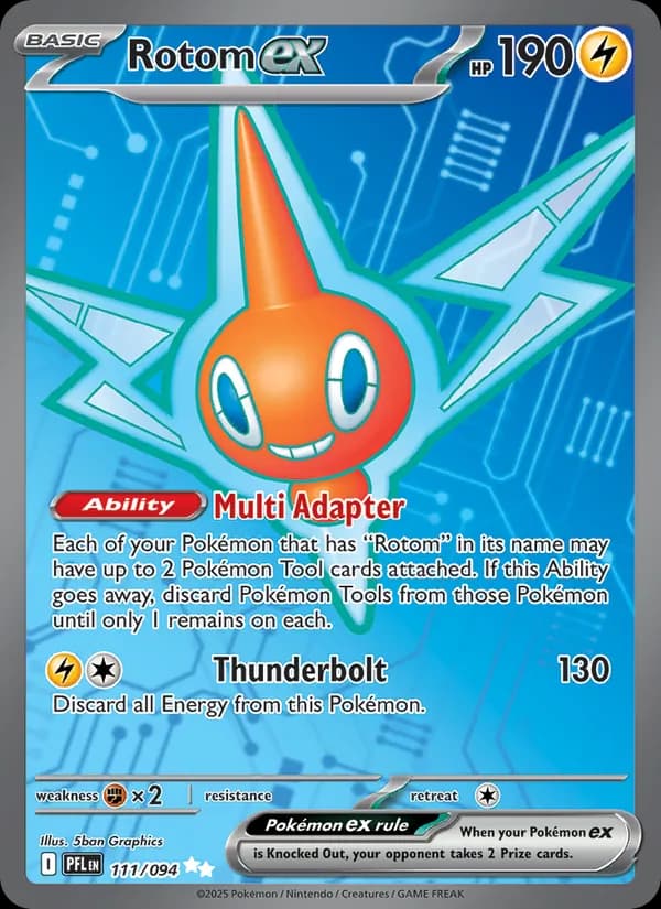 Rotom ex — Phantasmal Flames, Ultra Rare