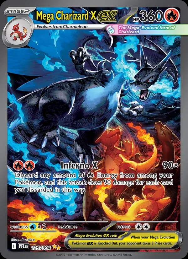 Mega Charizard X ex — Phantasmal Flames, Special illustration rare