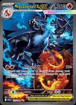 Mega Charizard X ex — Phantasmal Flames — Special illustration rare