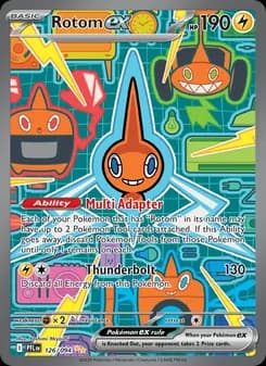 Rotom ex — Phantasmal Flames — Special illustration rare