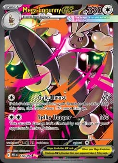 Mega Lopunny ex — Phantasmal Flames — Special illustration rare