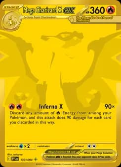Mega Charizard X ex — Phantasmal Flames — Mega Hyper Rare