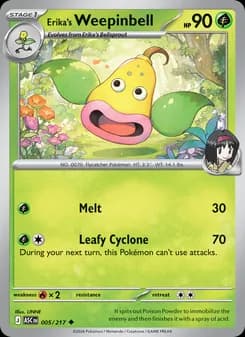 Erika's Weepinbell — Ascended Heroes — Uncommon