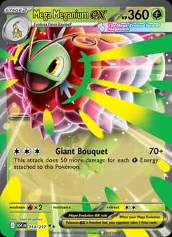 Mega Meganium ex — Ascended Heroes — Double rare