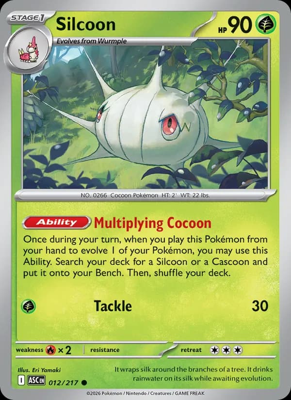 Silcoon — Ascended Heroes, Common