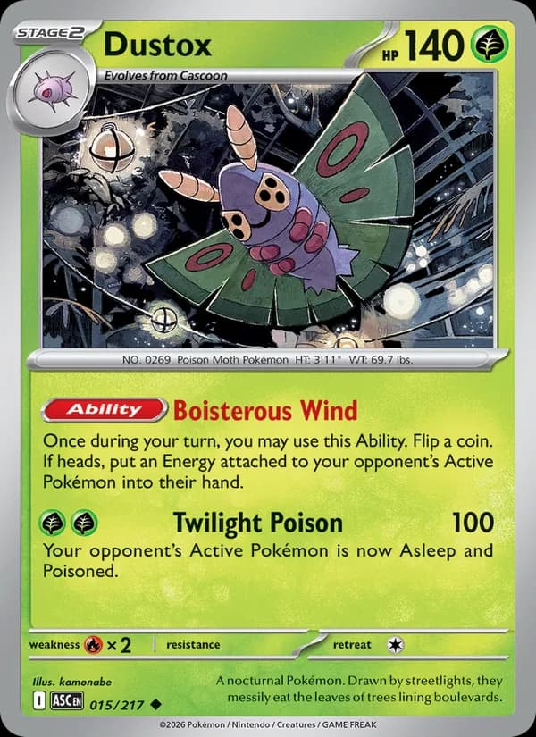 Dustox — Ascended Heroes, Uncommon