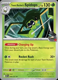 Team Rocket's Spidops — Ascended Heroes — Rare