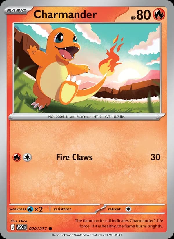 Charmander — Ascended Heroes, Common