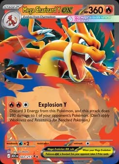 Mega Charizard Y ex — Ascended Heroes — Double rare