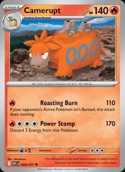 Camerupt — Ascended Heroes — Uncommon