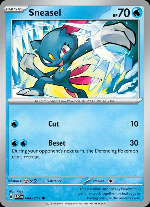 Sneasel — Ascended Heroes, Common
