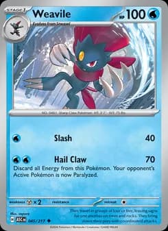 Weavile — Ascended Heroes — Uncommon