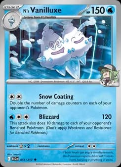 N's Vanilluxe — Ascended Heroes — Uncommon