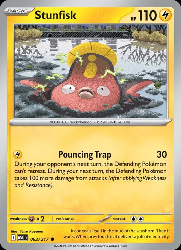 Stunfisk — Ascended Heroes, Common