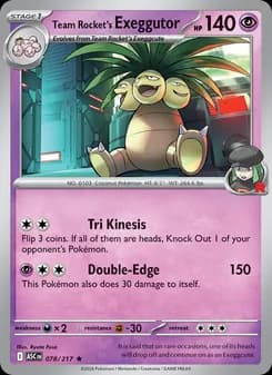 Team Rocket's Exeggutor — Ascended Heroes — Rare