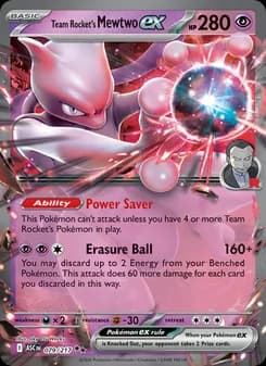 Team Rocket's Mewtwo ex — Ascended Heroes — Double rare