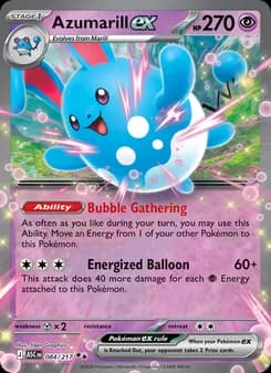 Azumarill ex — Ascended Heroes — Double rare