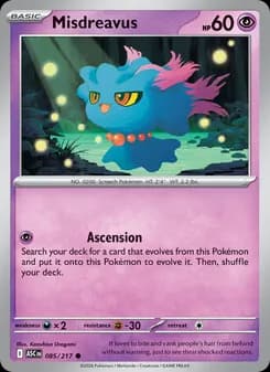 Misdreavus — Ascended Heroes — Common