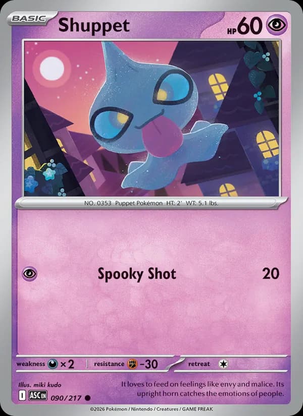 Shuppet — Ascended Heroes, Common
