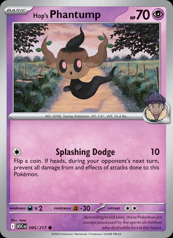 Hop's Phantump — Ascended Heroes, Common