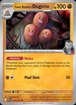 Team Rocket's Dugtrio — Ascended Heroes — Uncommon
