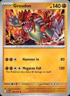 Groudon — Ascended Heroes — Rare