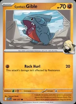 Cynthia's Gible — Ascended Heroes — Common