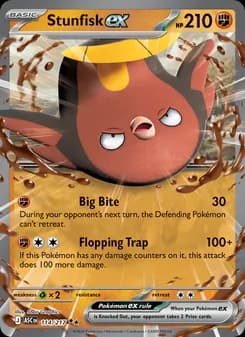 Stunfisk ex — Ascended Heroes — Double rare