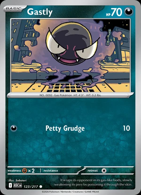Gastly — Ascended Heroes, Common
