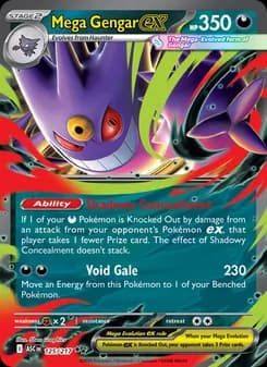 Mega Gengar ex — Ascended Heroes — Double rare