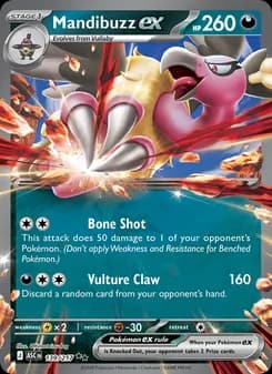 Mandibuzz ex — Ascended Heroes — Double rare